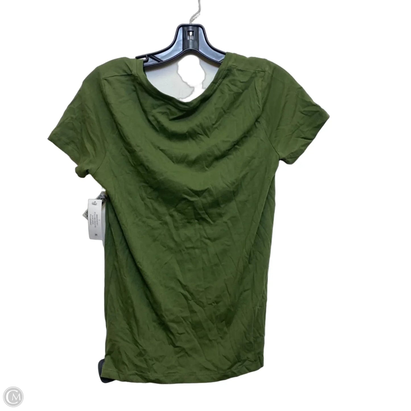 Top Short Sleeve Basic By Time And Tru In Green, Size: S