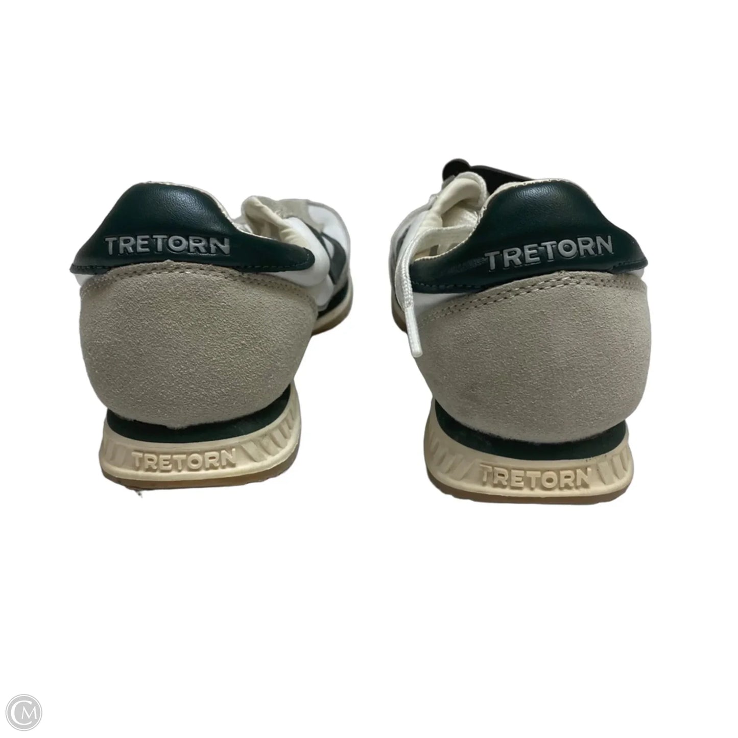 Shoes Sneakers By Tretorn In Green & Grey, Size: 8