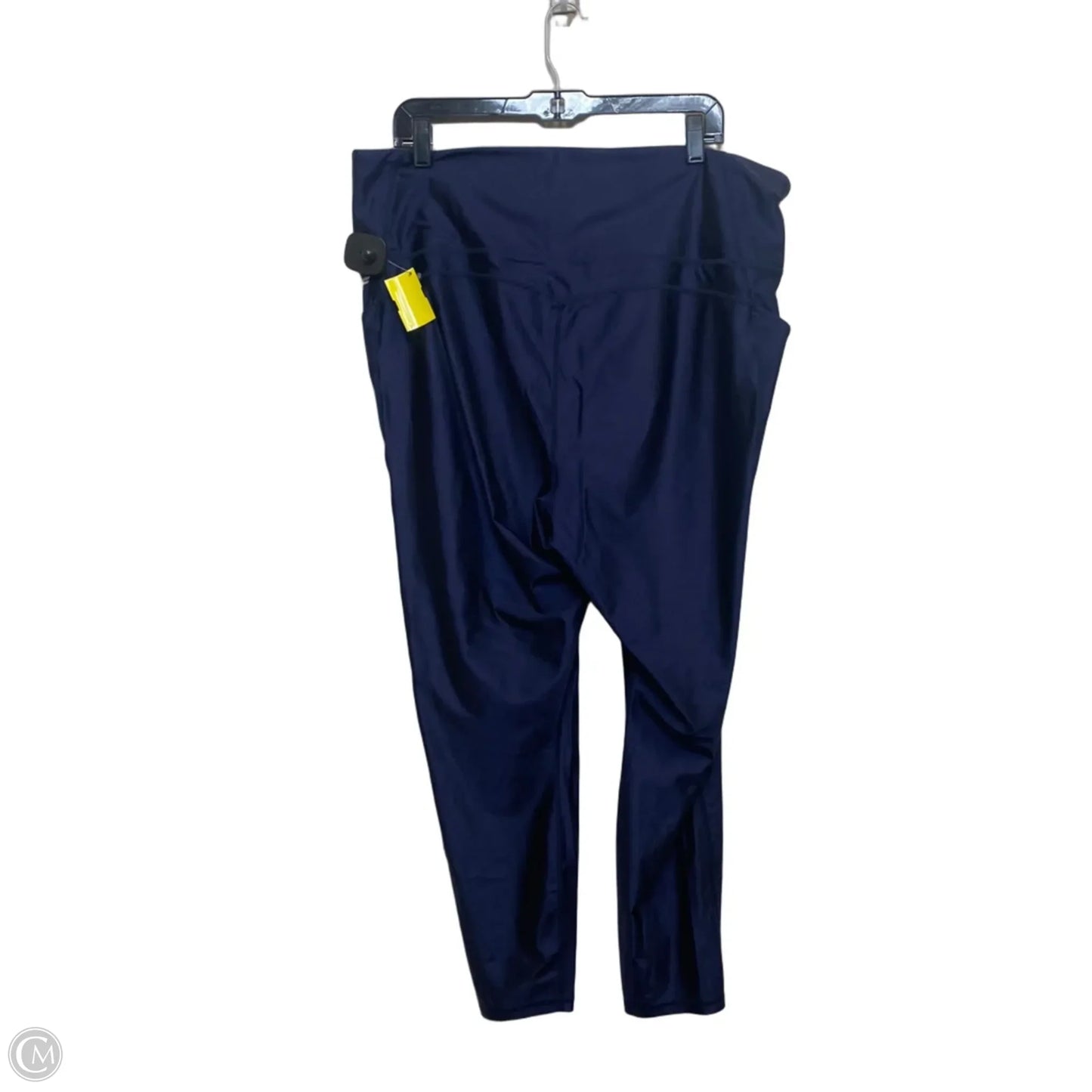 Athletic Leggings By Fabletics In Navy, Size: 3x