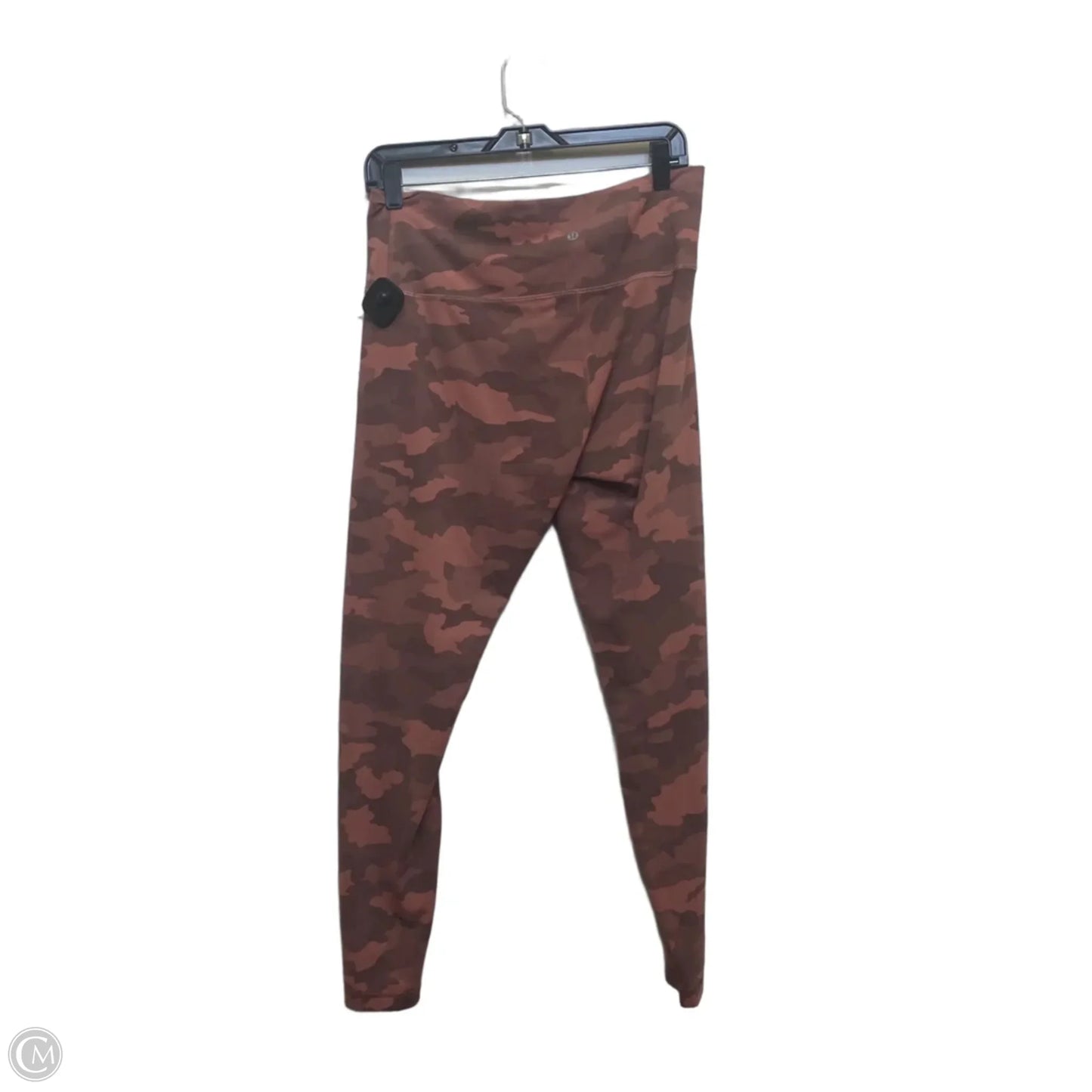 Athletic Leggings Designer By Lululemon In Pink, Size: L
