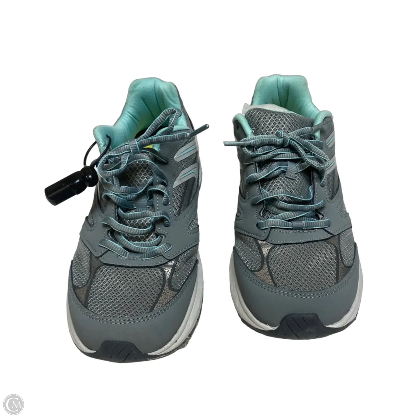 Shoes Athletic By Dr Scholls In Blue & Grey, Size: 10