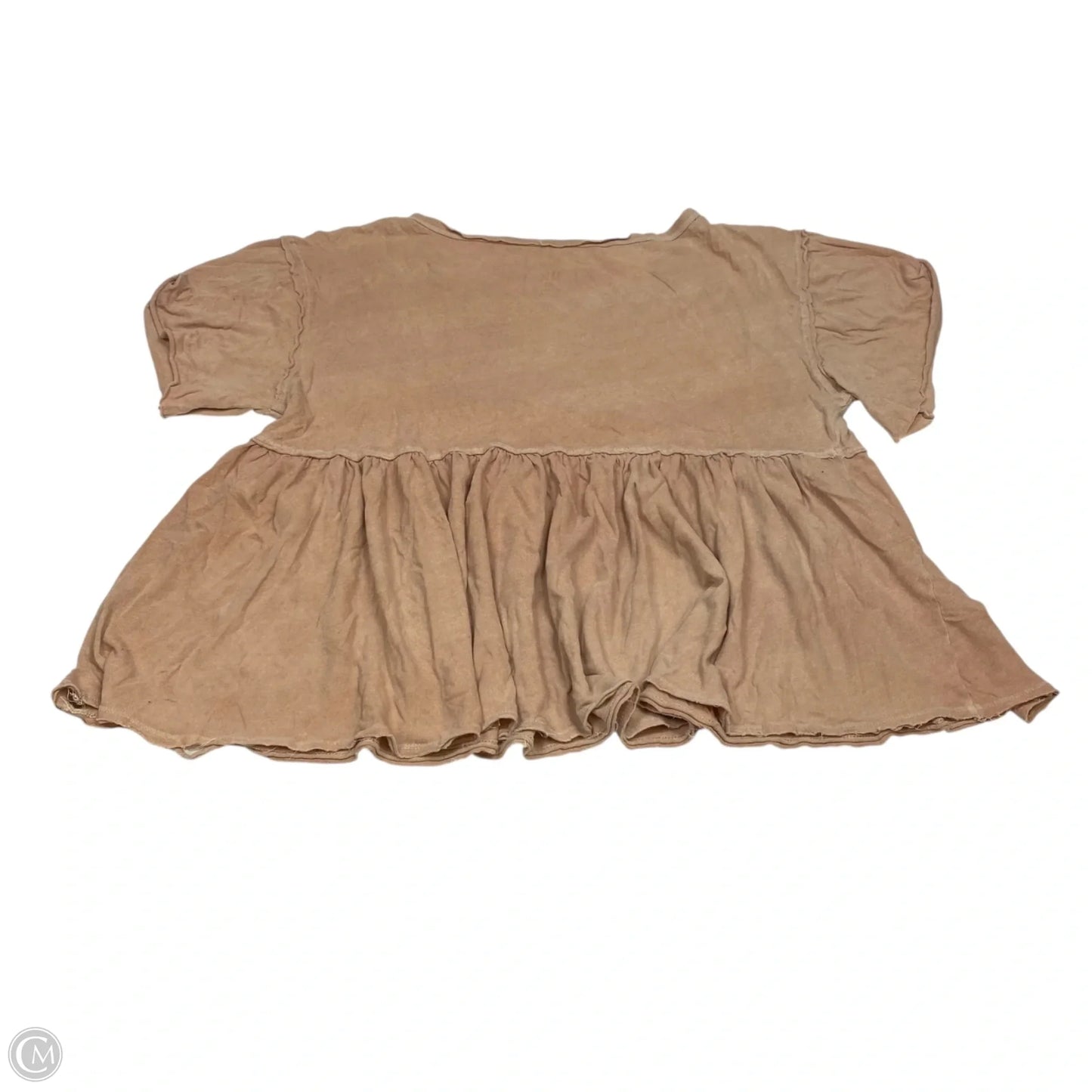 Top Short Sleeve By We The Free In Brown, Size: M