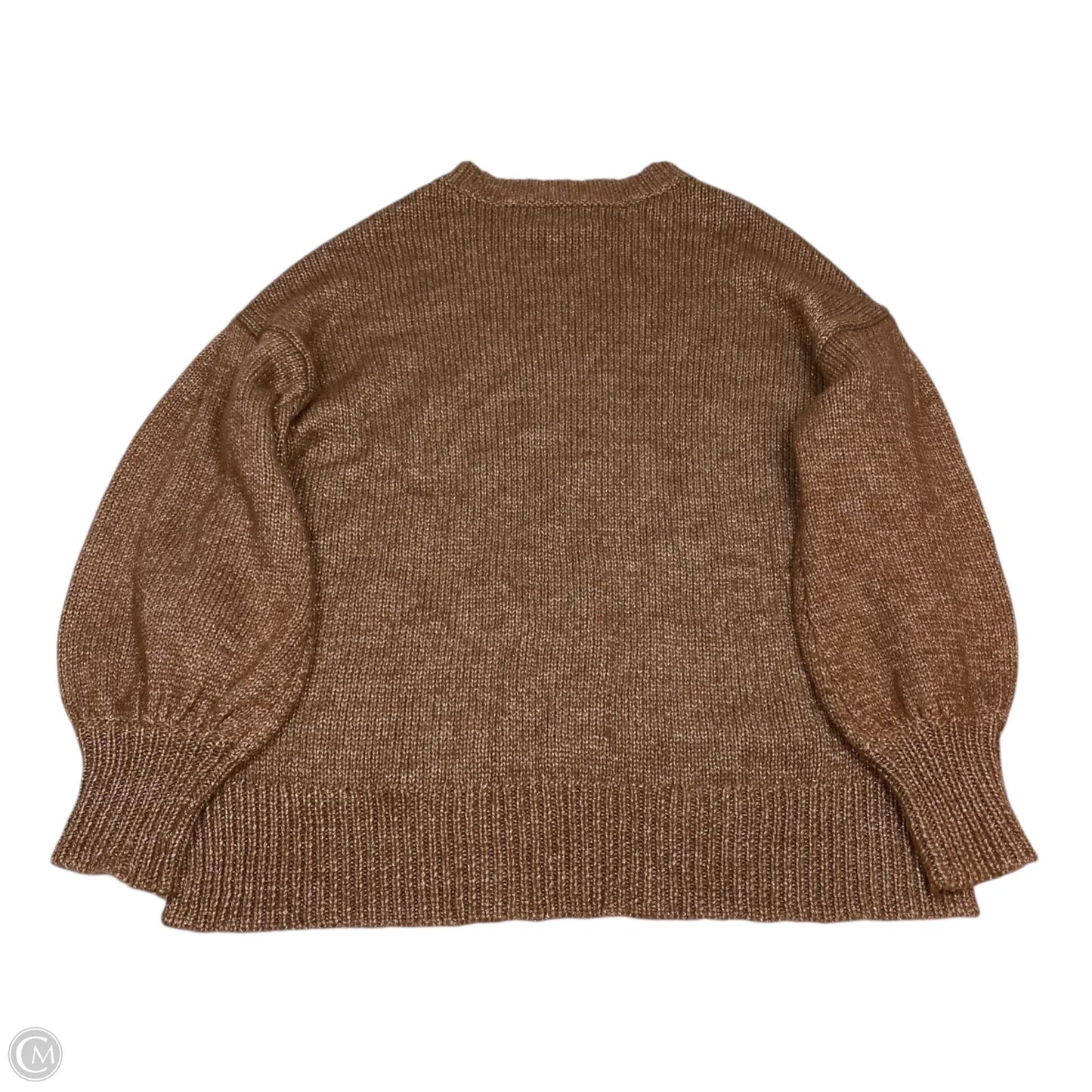 Sweater By Ava & Viv In Brown, Size: 1x