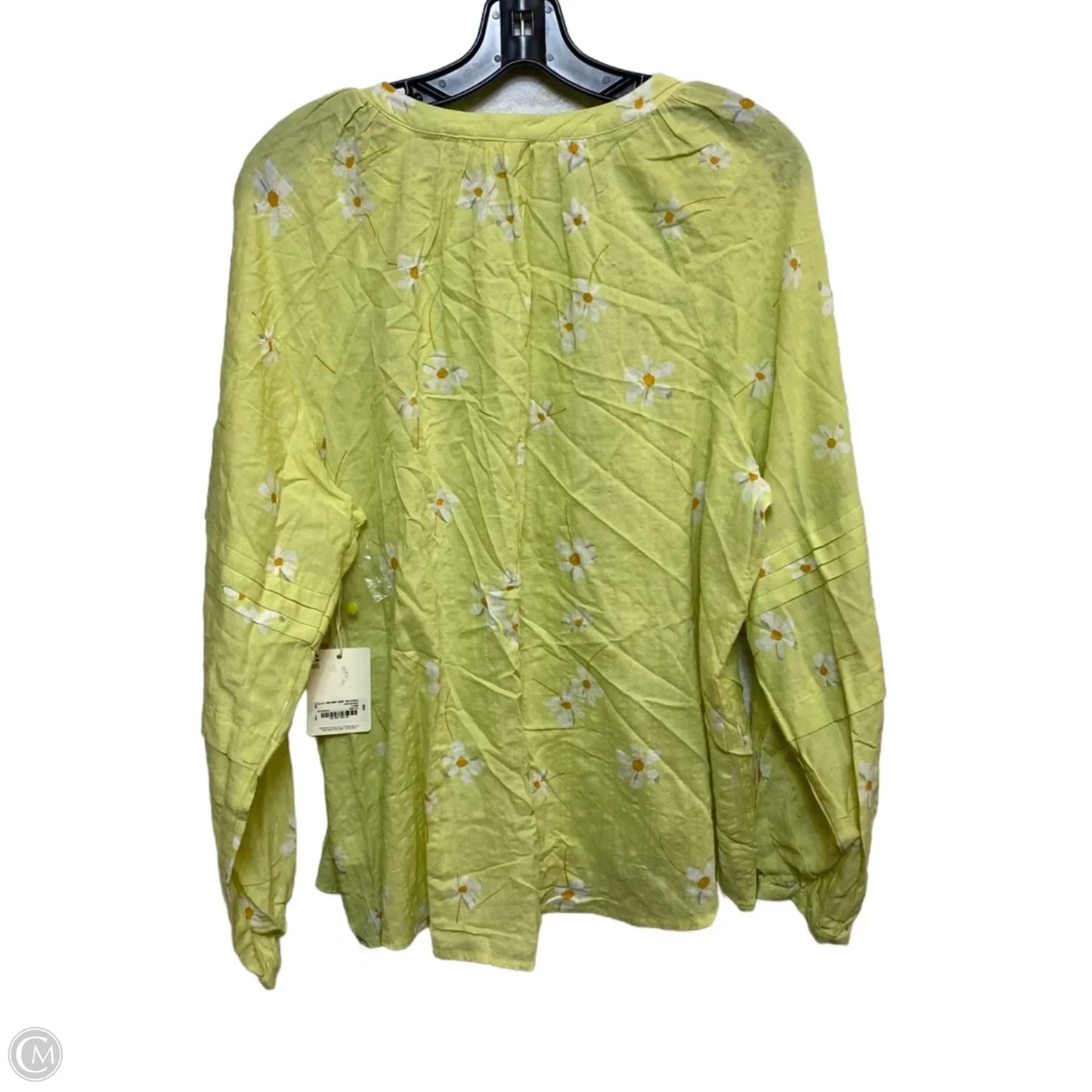 Top Long Sleeve By Ana In Yellow, Size: Xl