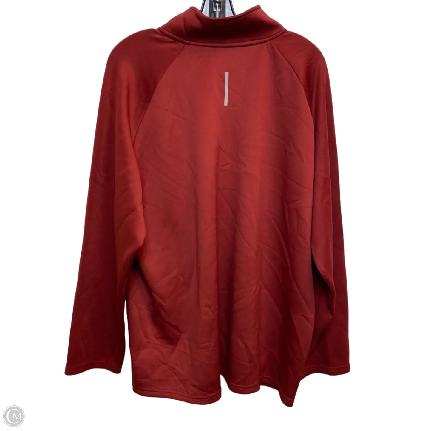 Athletic Sweatshirt Collar By Zelos In Red, Size: Xl