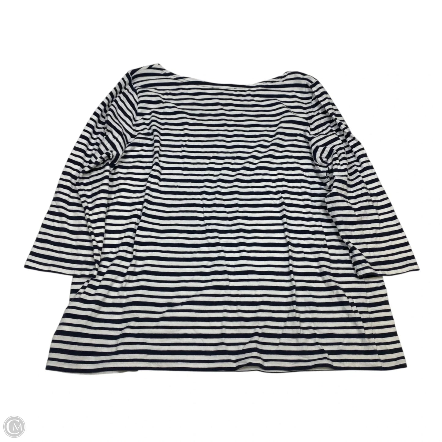 Top Long Sleeve By Jones New York In Blue, Size: 2x