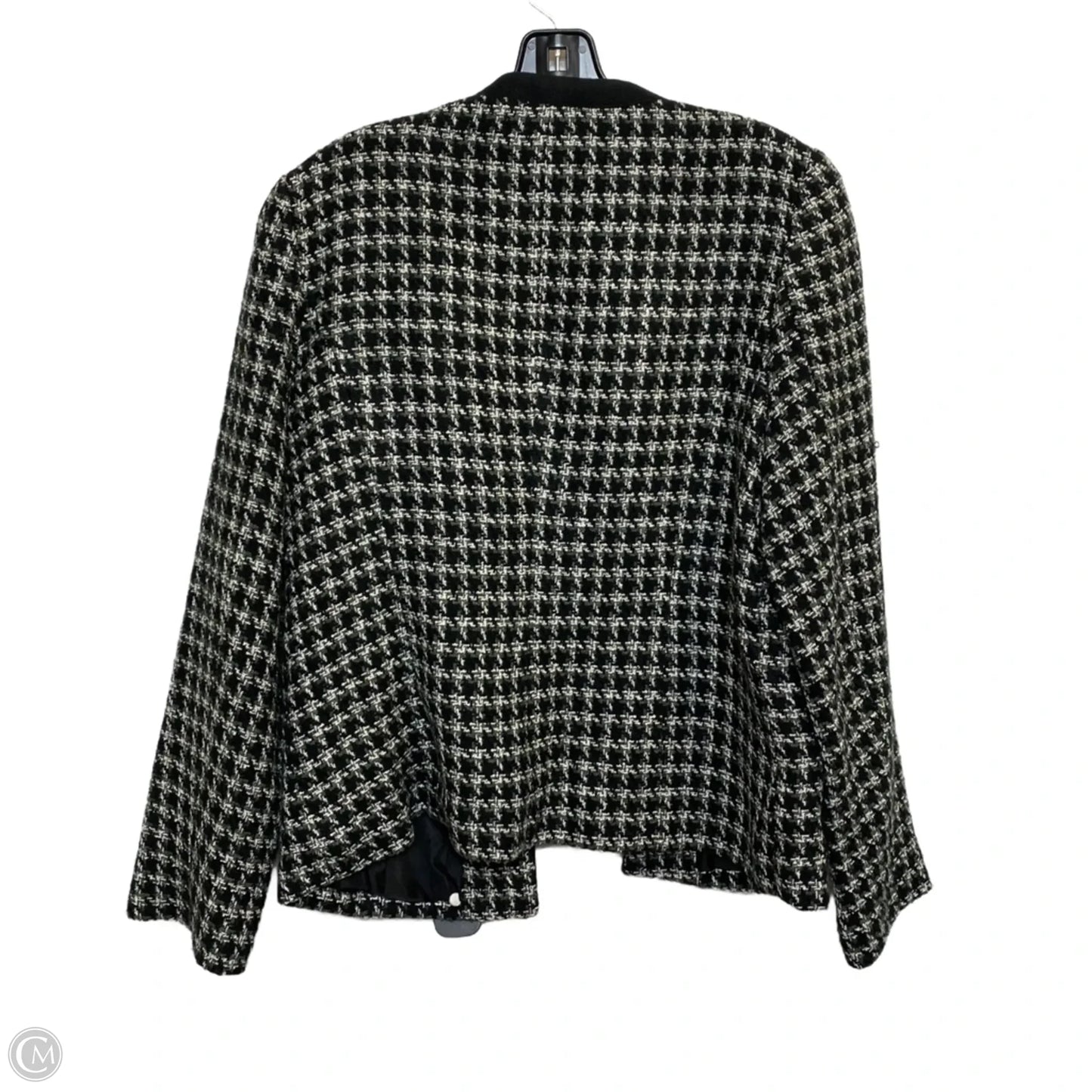 Blazer By Croft And Barrow In Black & White, Size: M