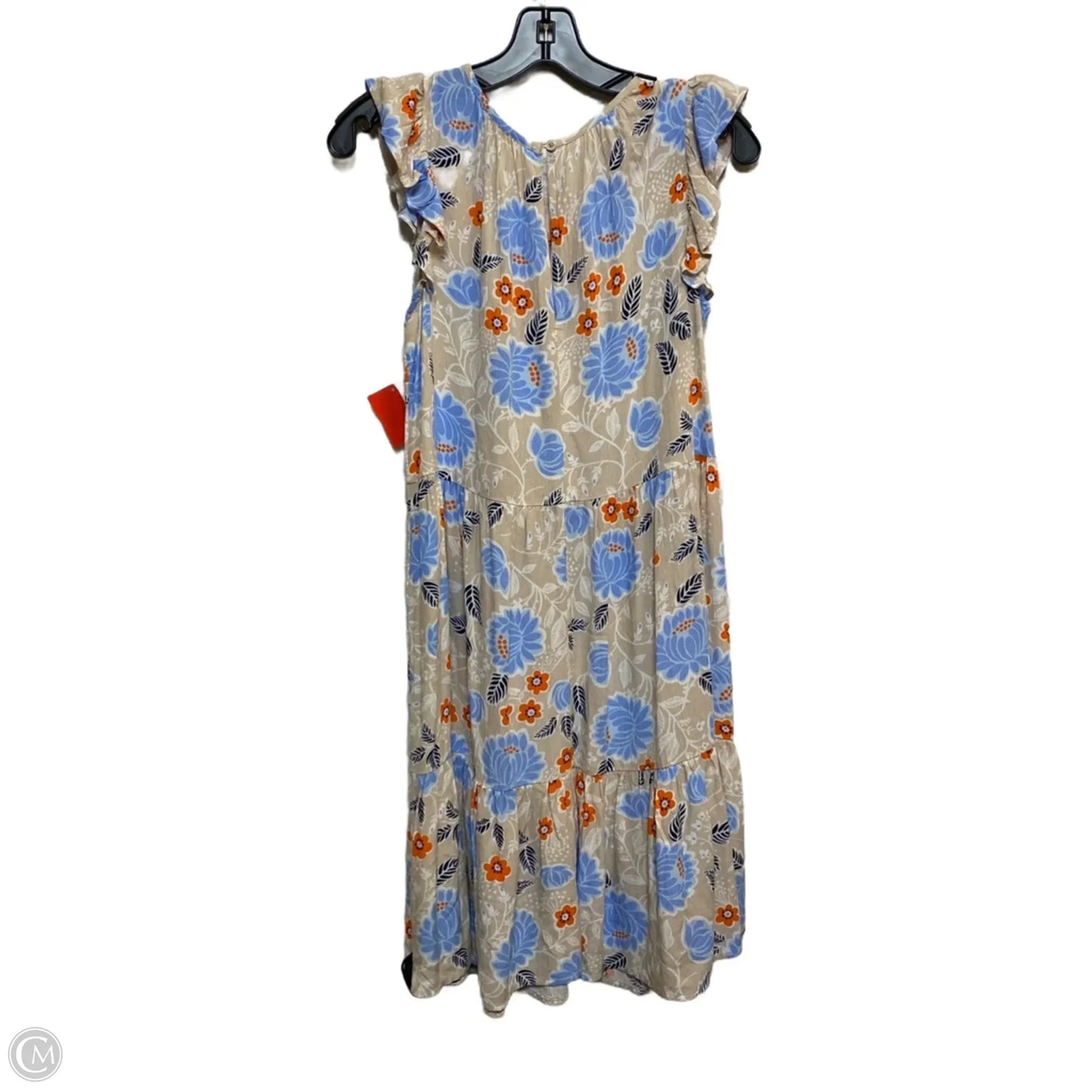 Dress Casual Short By Loft In Blue & Tan, Size: Xs