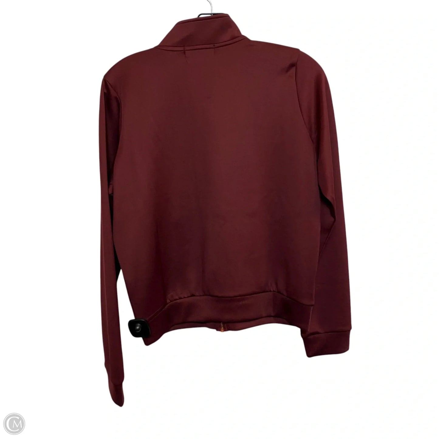 Athletic Jacket By Guess In Red, Size: S