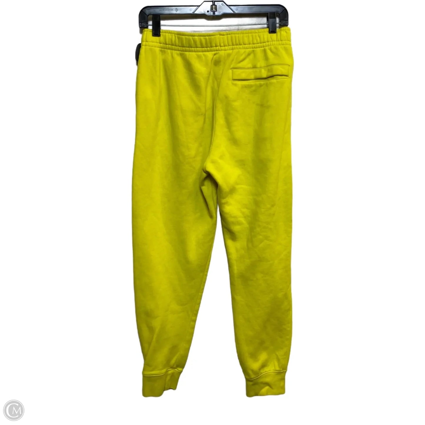 Athletic Pants By Nike In Yellow, Size: S
