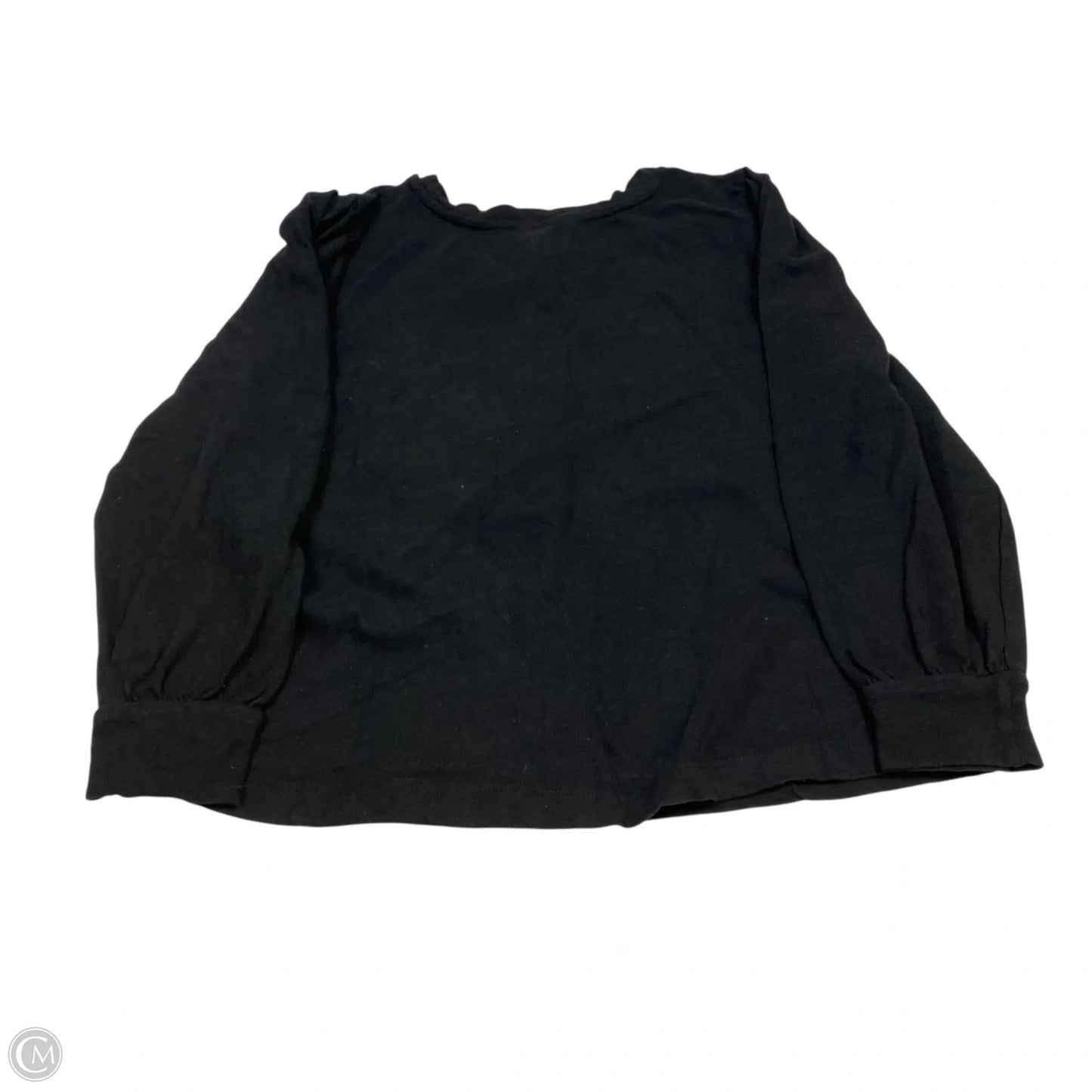 Top Long Sleeve By Time And Tru In Black, Size: L