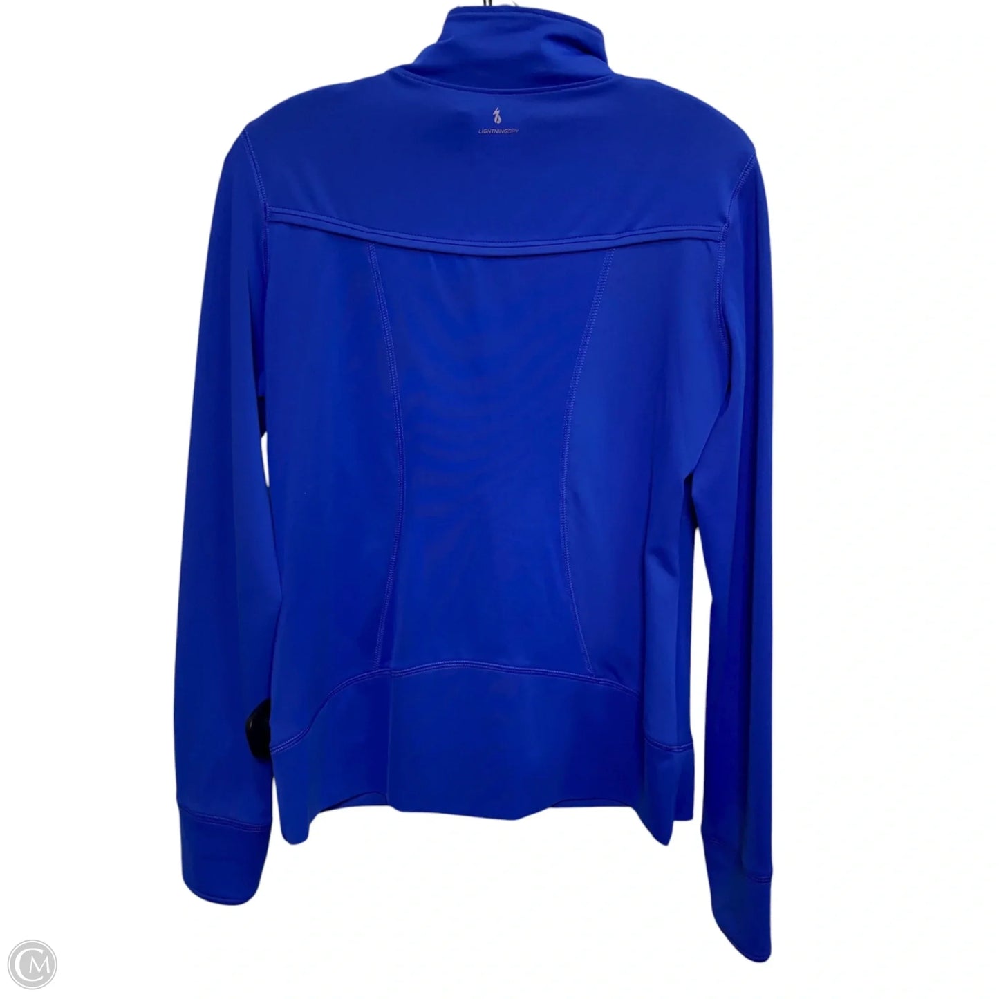Athletic Jacket By New Balance In Blue, Size: M