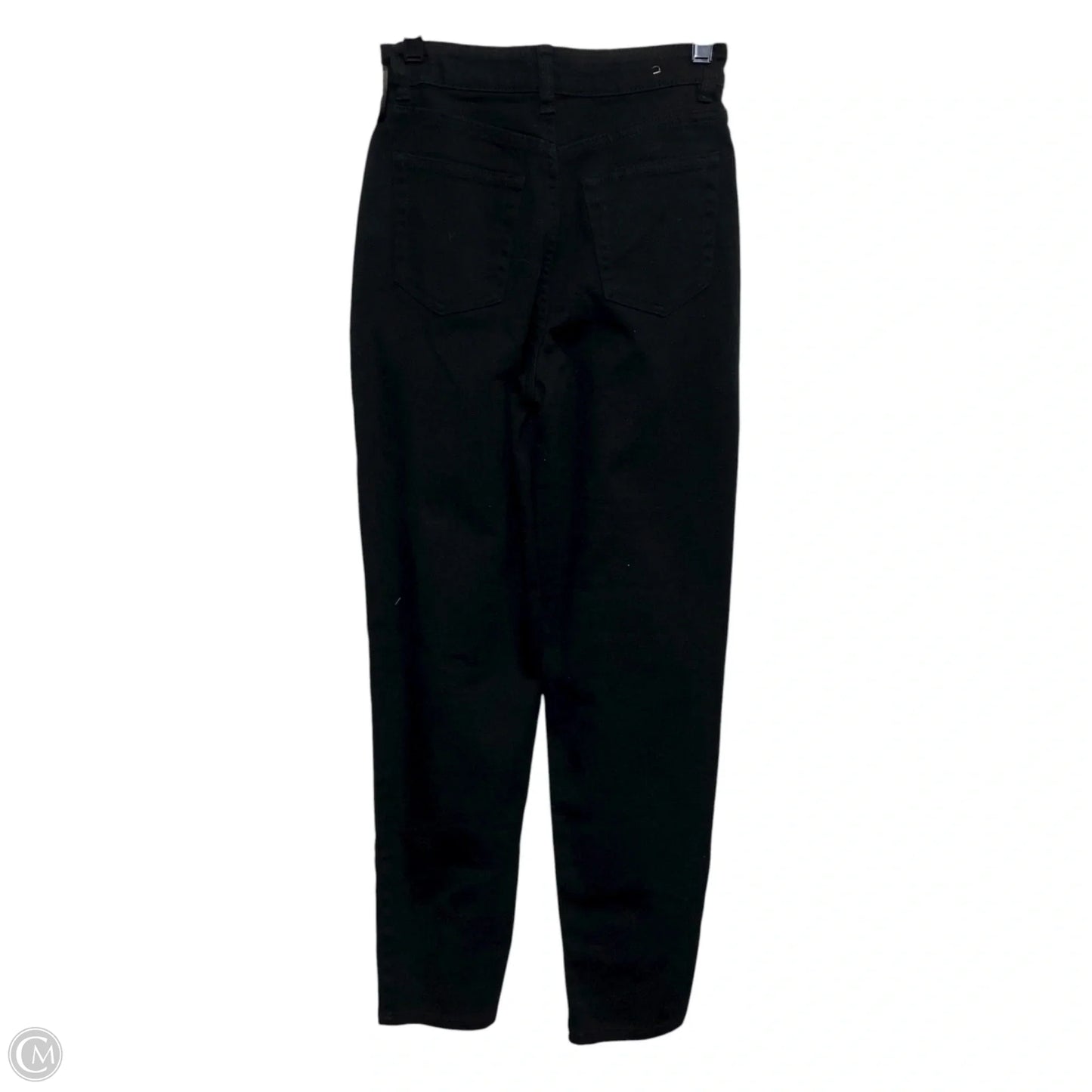 Jeans Straight By Divided In Black Denim, Size: 0