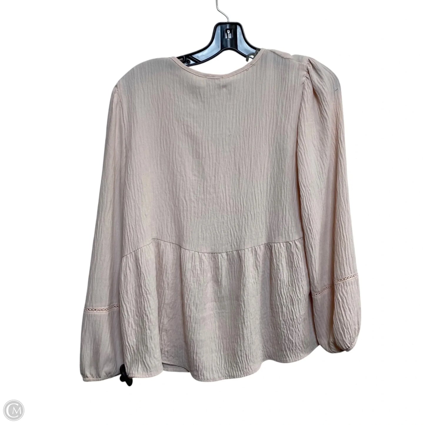 Top Long Sleeve By Wonderly In Pink, Size: S