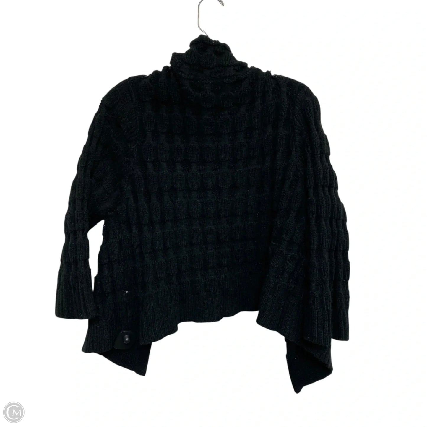 Sweater Cardigan By Cato In Black, Size: 1x
