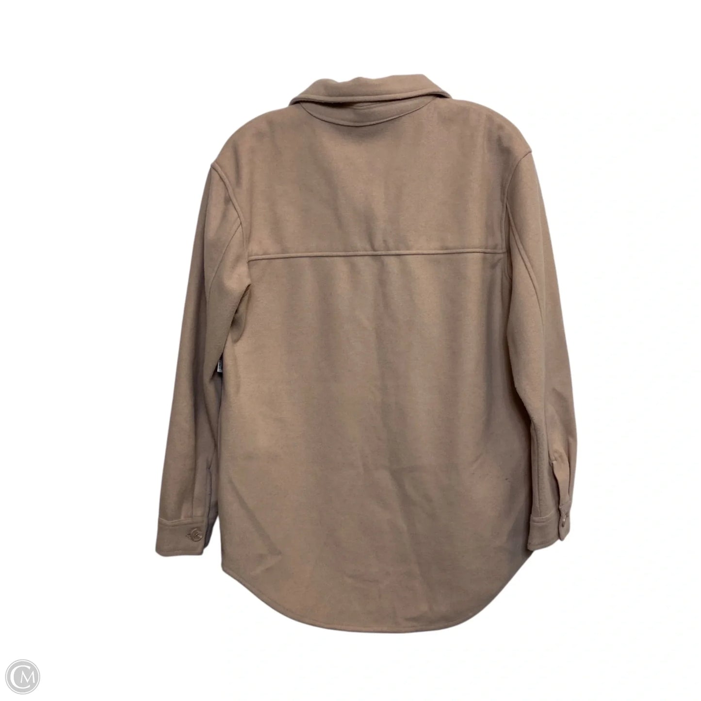 Jacket Shirt By Joie In Pink, Size: M