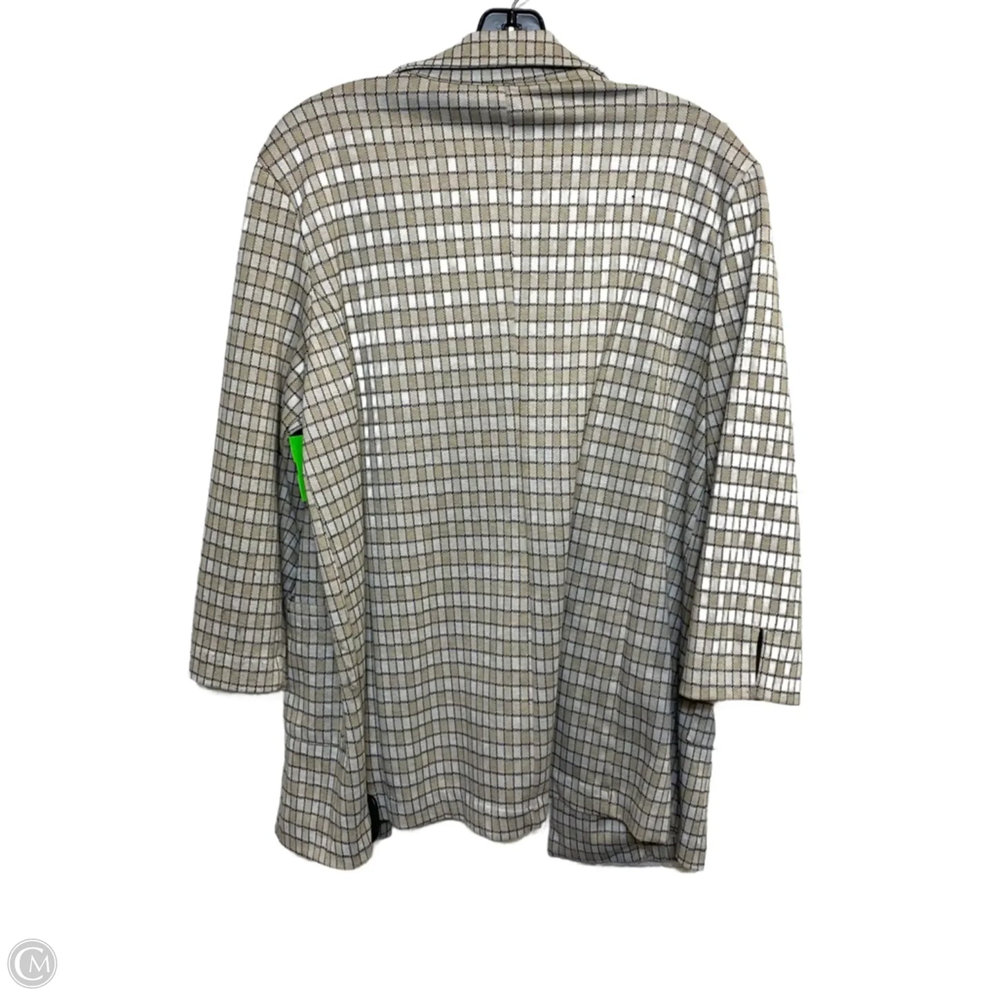 Blazer By Cato In Cream & Tan, Size: L