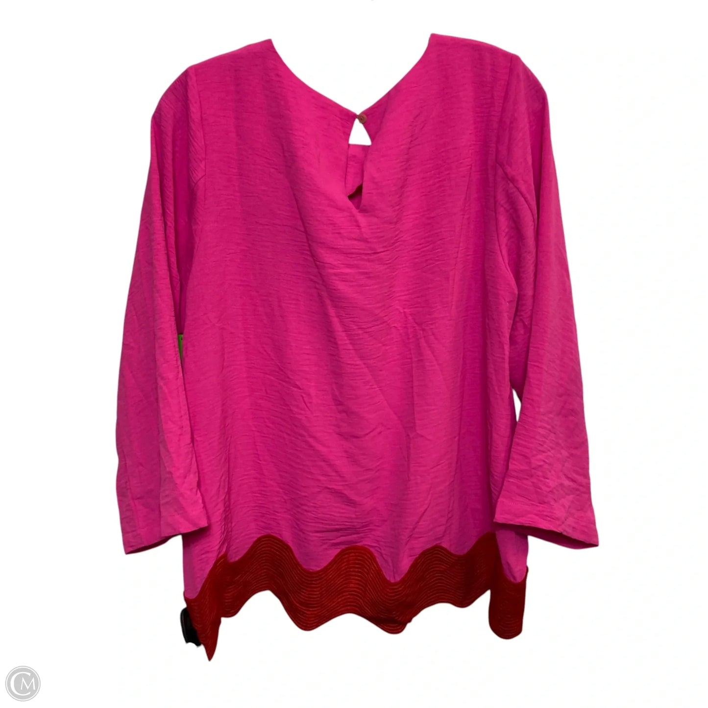 Top Long Sleeve By Jodifl In Pink, Size: M