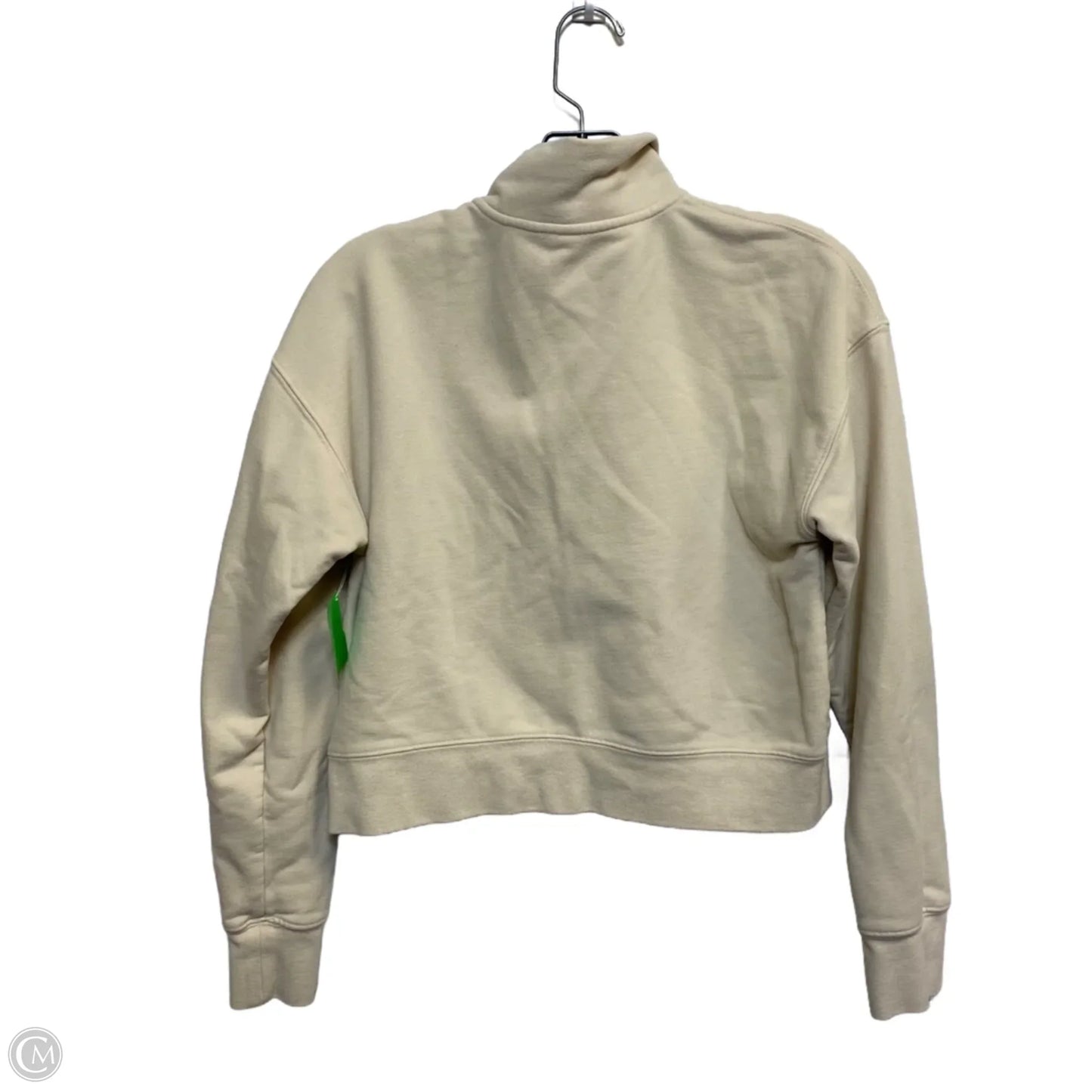 Athletic Sweatshirt Collar By Fabletics In Tan, Size: S