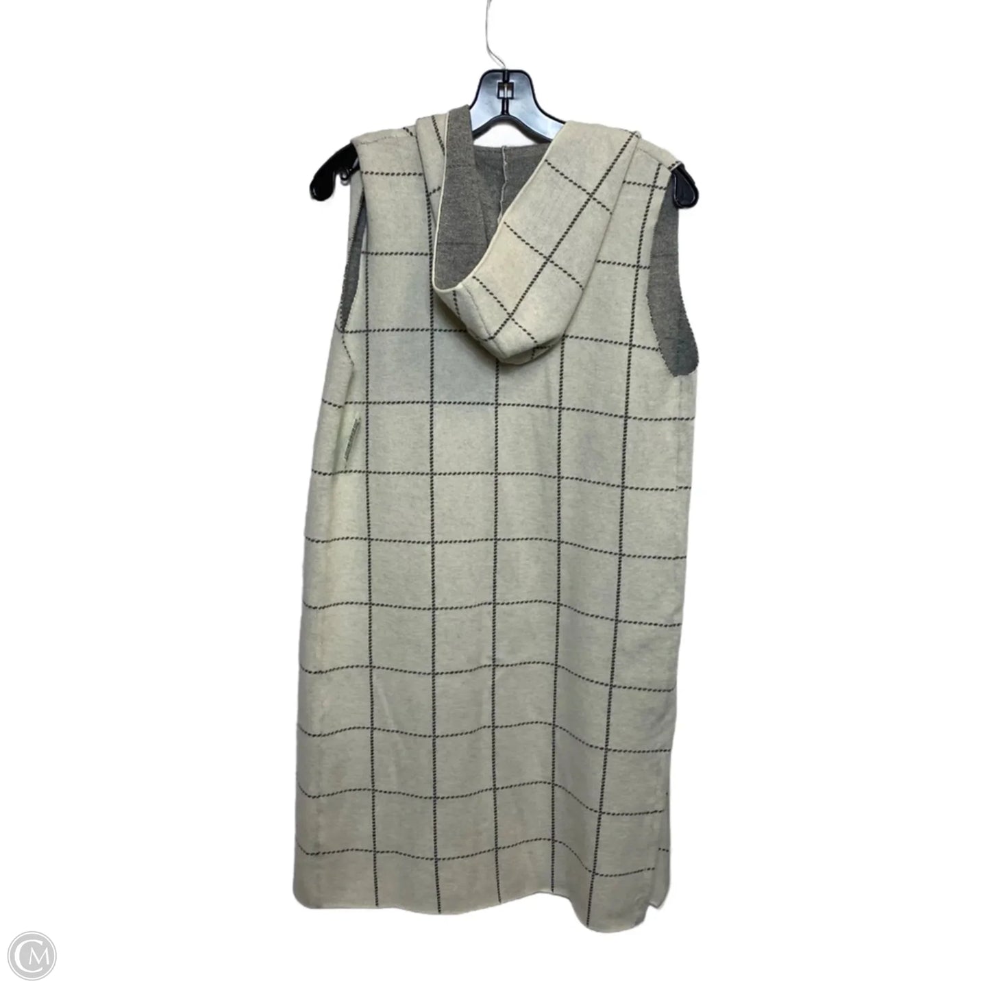 Vest Sweater By Rain In Cream, Size: S