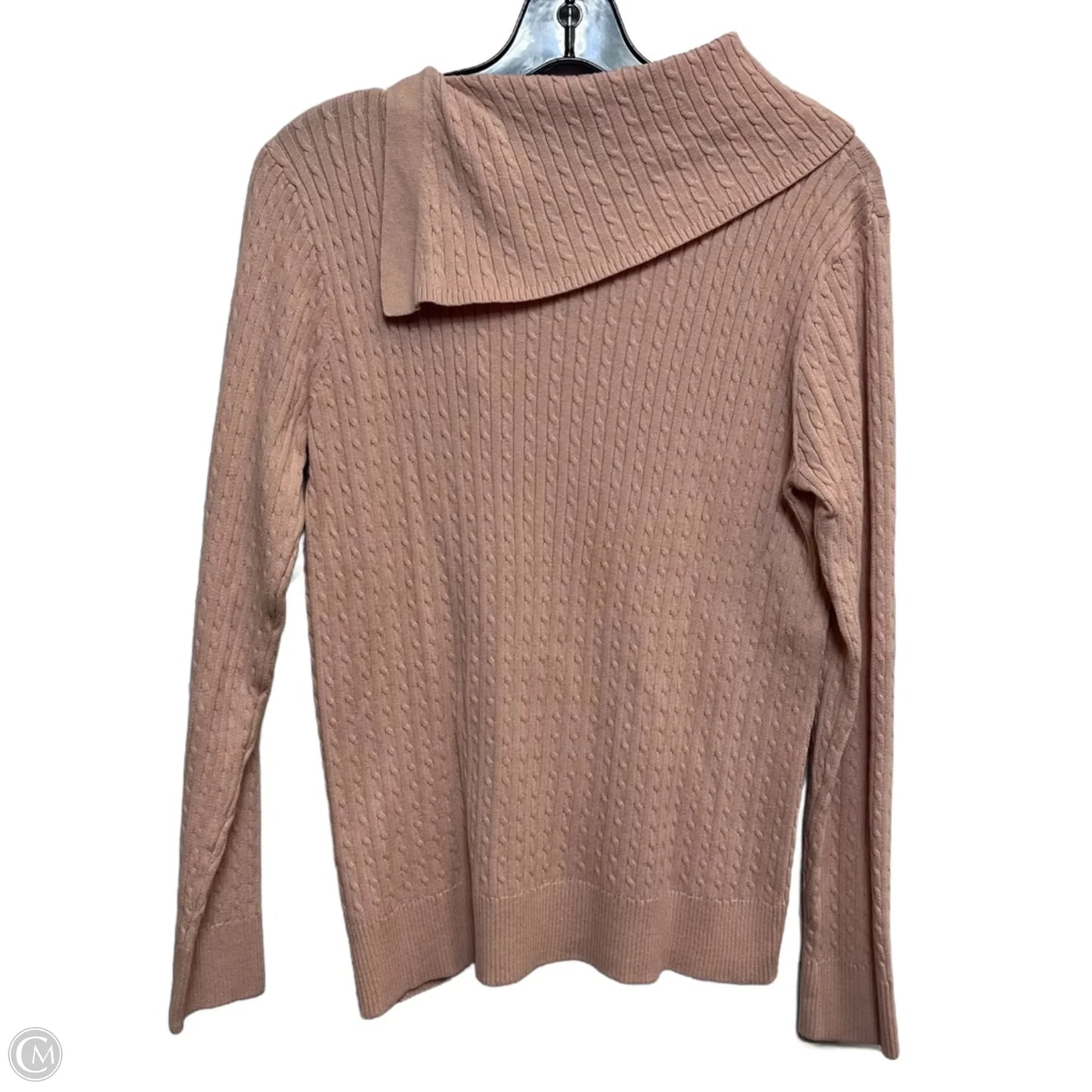 Top Long Sleeve By Jeanne Pierre In Pink, Size: S