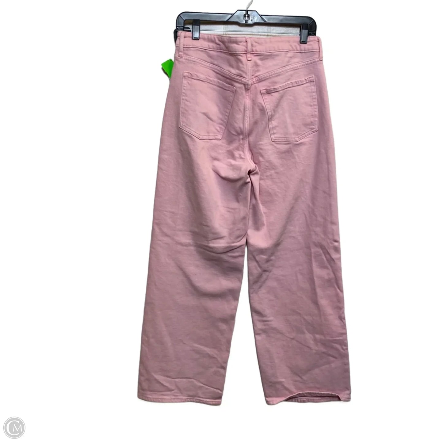 Jeans Wide Leg By Old Navy In Pink Denim, Size: 8