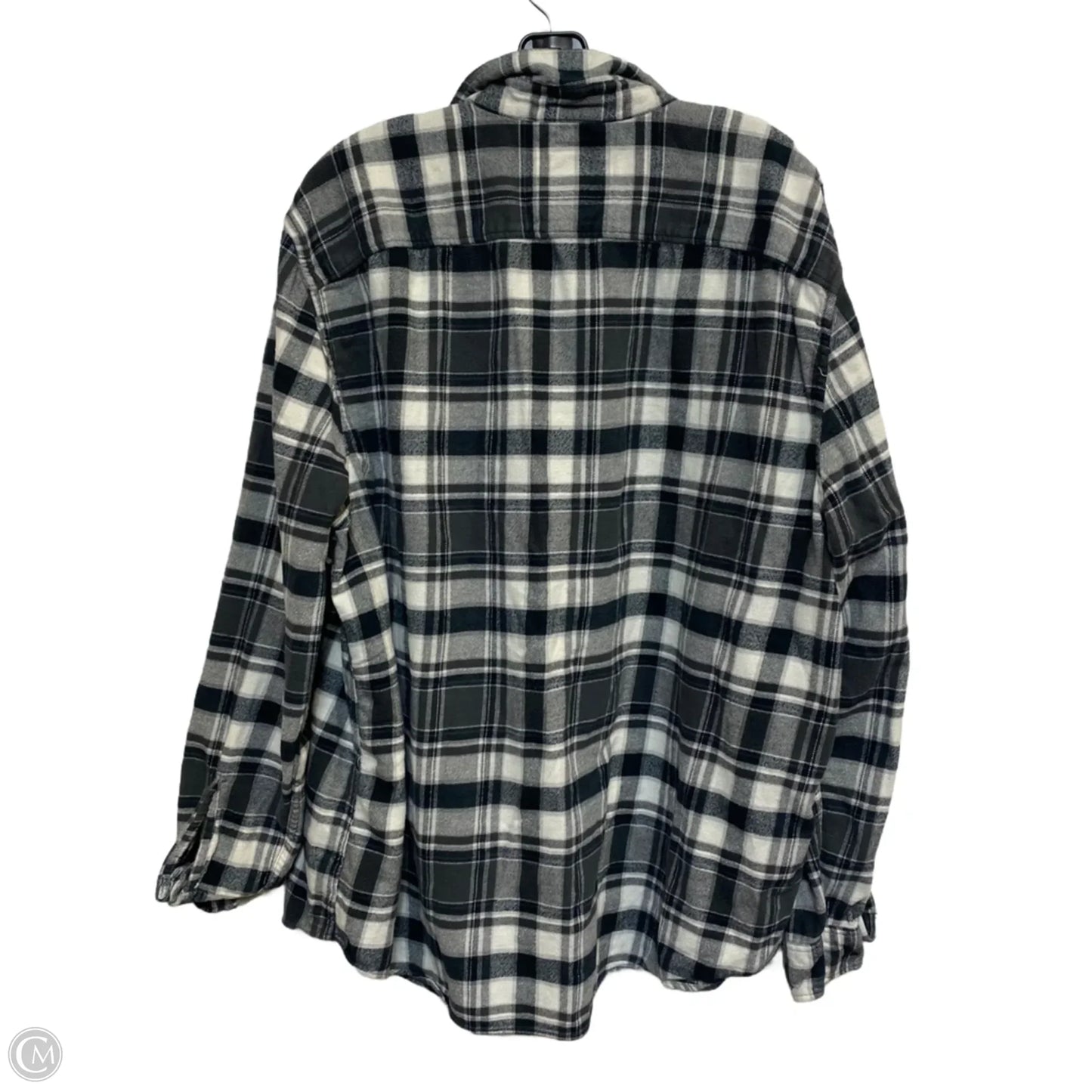 Top Long Sleeve By American Eagle In Grey, Size: Xxl