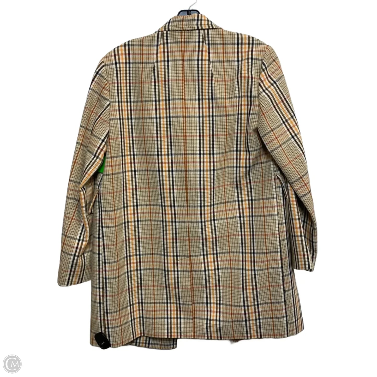 Blazer By Mng In Orange & Tan, Size: Xxs