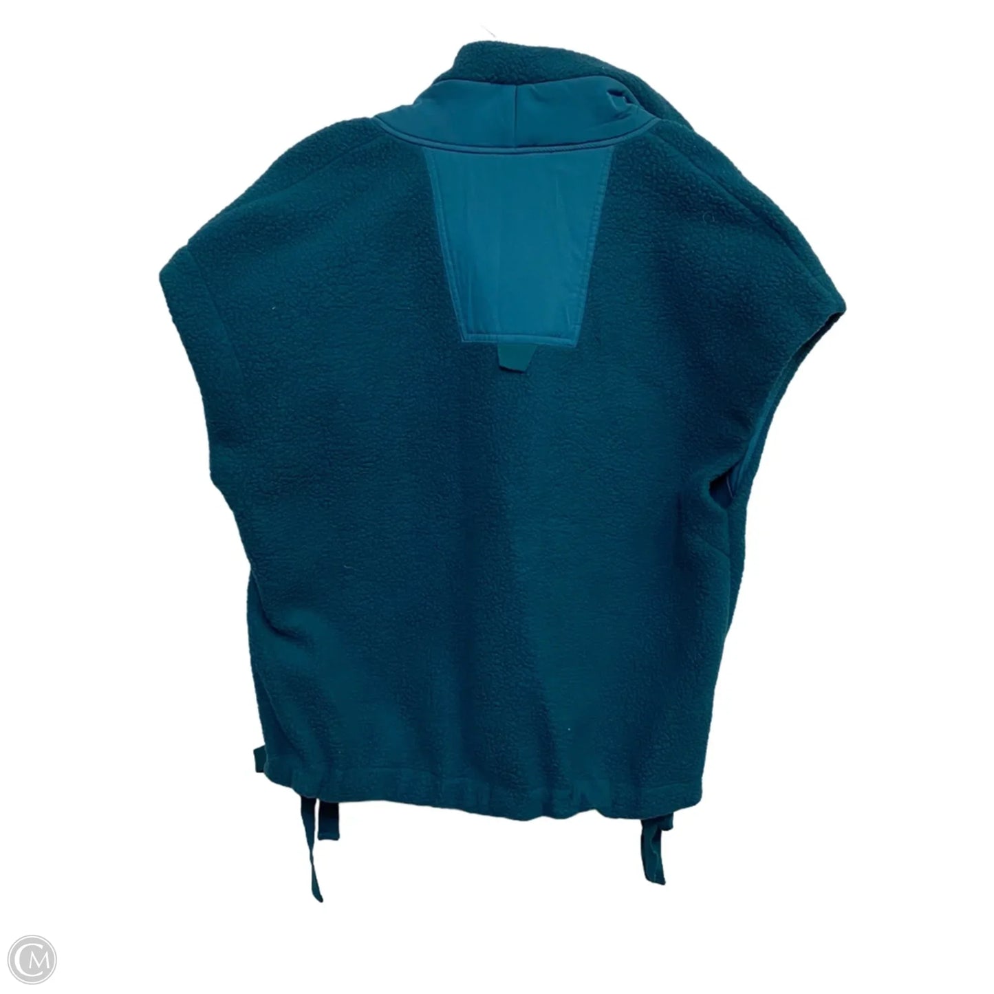 Vest Faux Fur & Sherpa By Clothes Mentor In Teal, Size: M