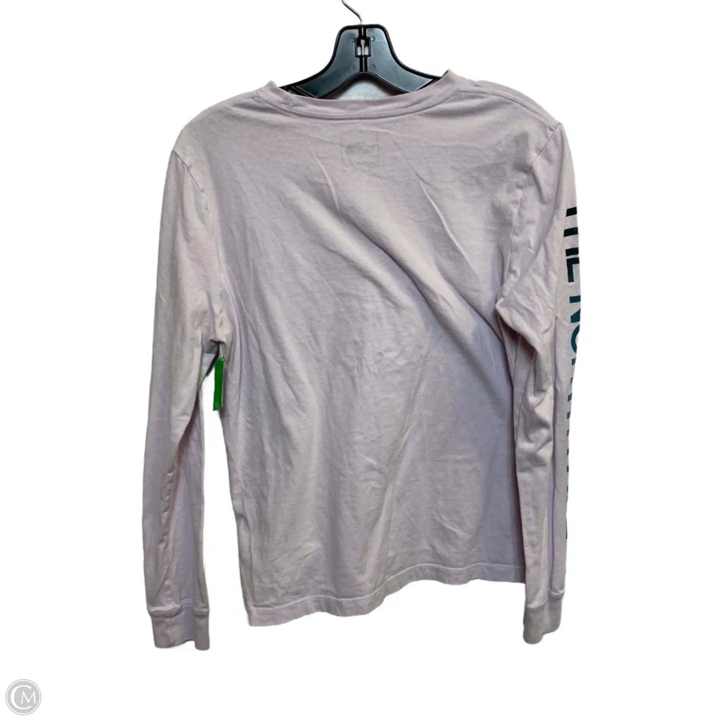 Athletic Top Long Sleeve Crewneck By The North Face In Pink, Size: M