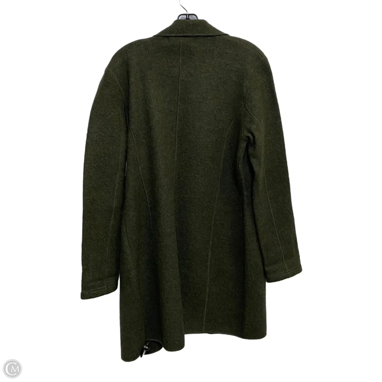 Coat Wool By Herman Geist In Green, Size: M