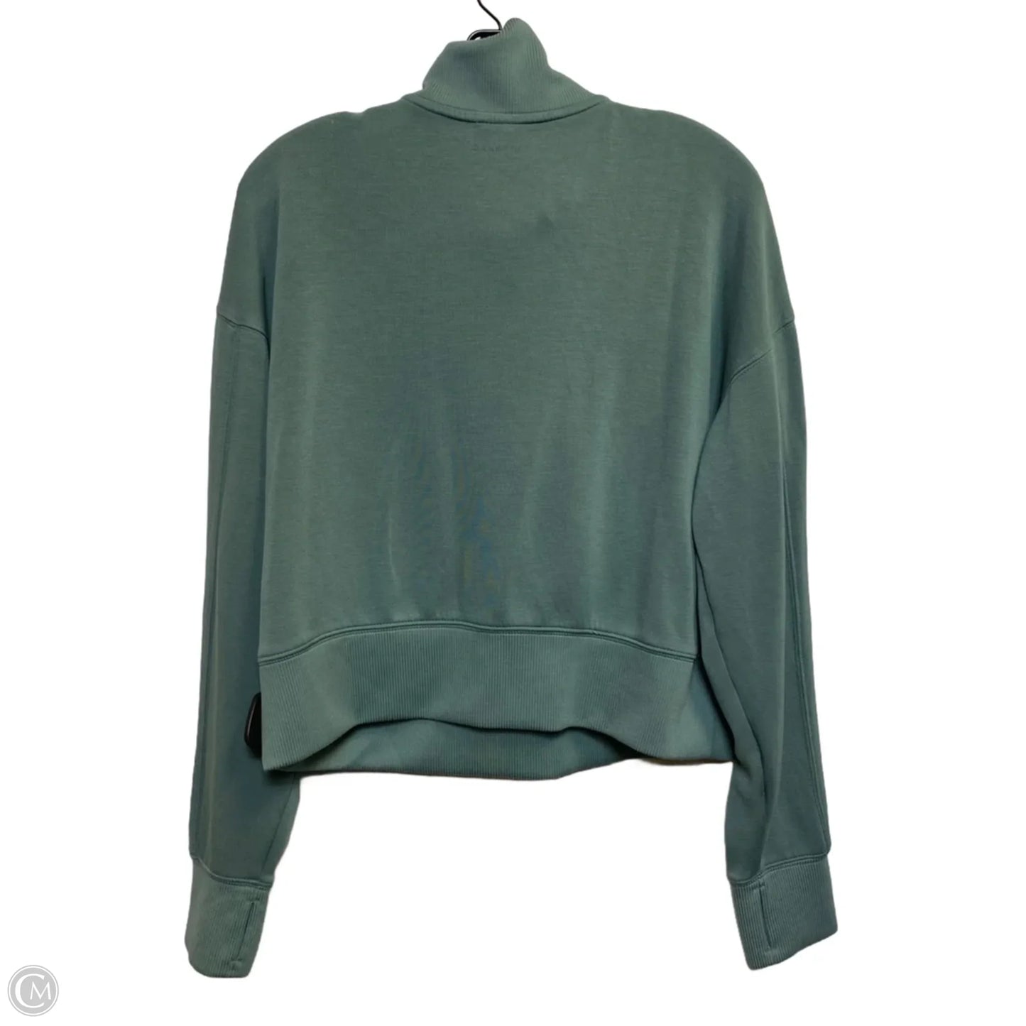 Athletic Sweatshirt Collar By Danskin In Green, Size: L