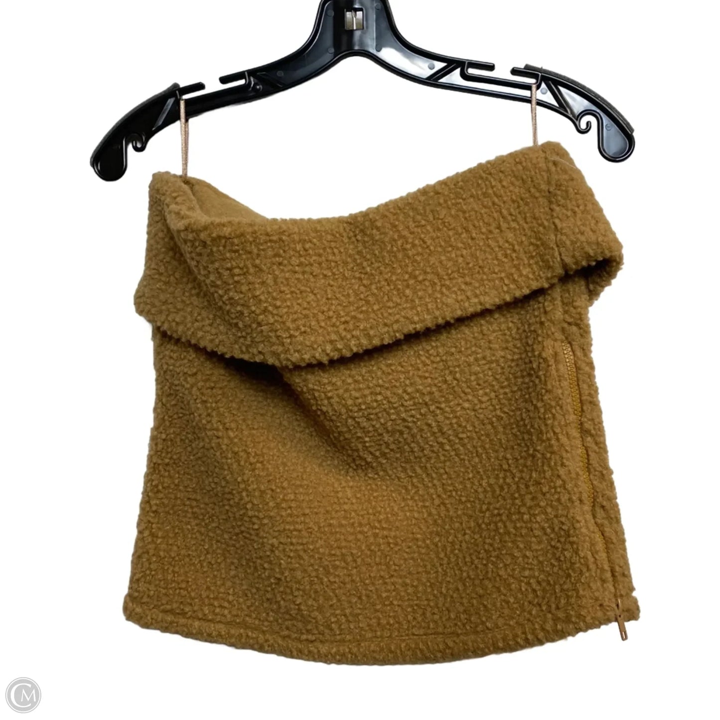 Top Sleeveless By Zara In Brown, Size: M