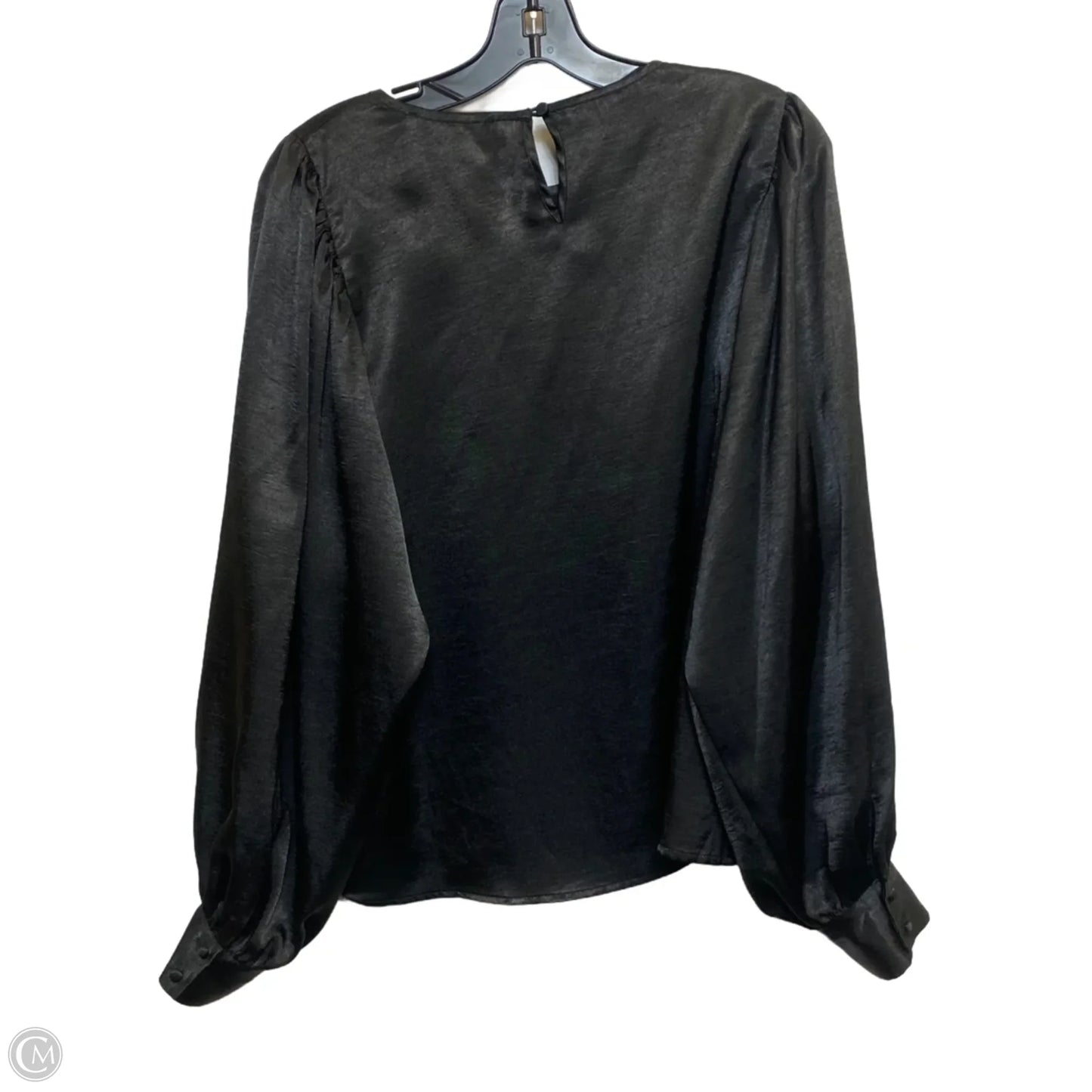 Top Long Sleeve By Vine & Love In Black, Size: M