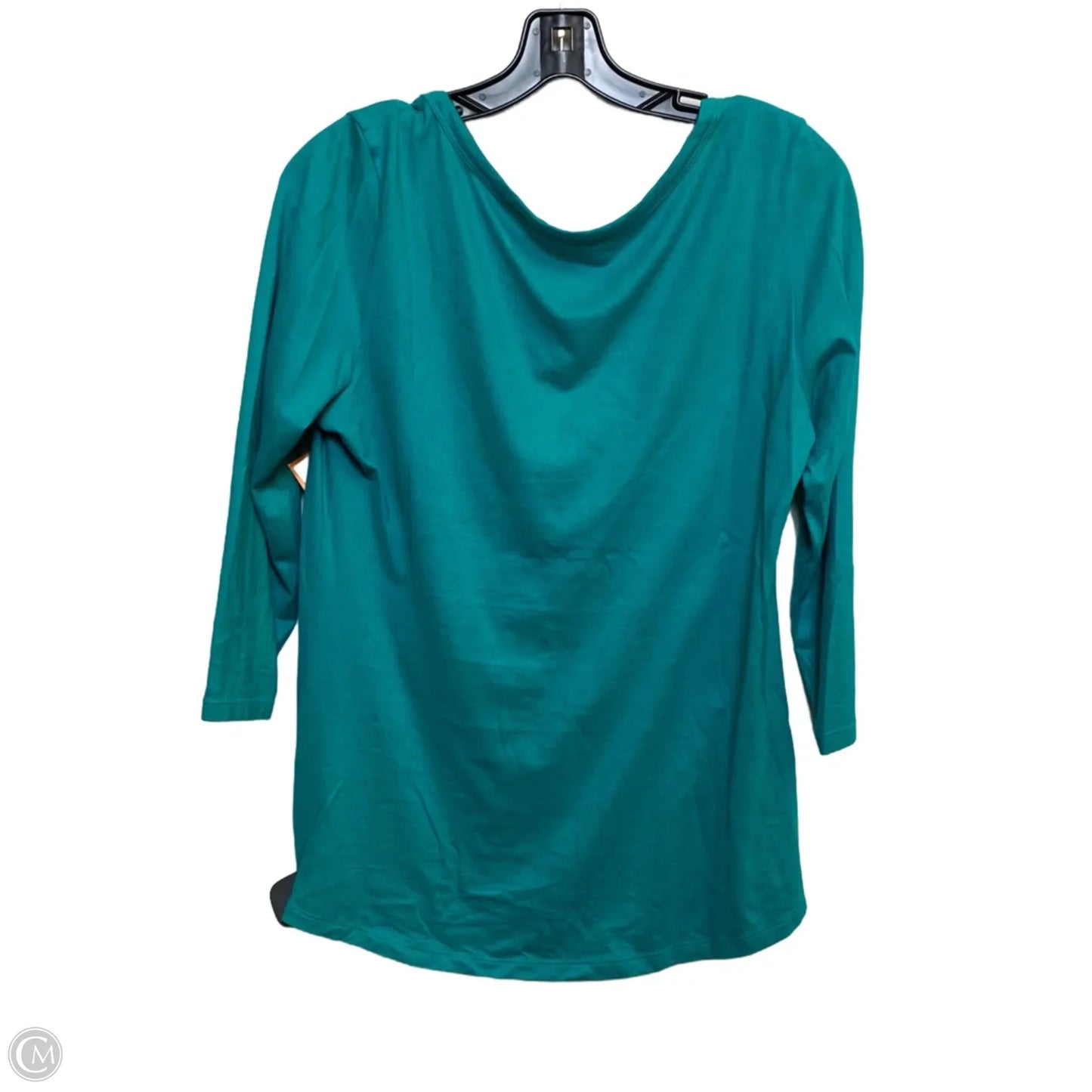 Top 3/4 Sleeve Designer By Lilly Pulitzer In Green, Size: M