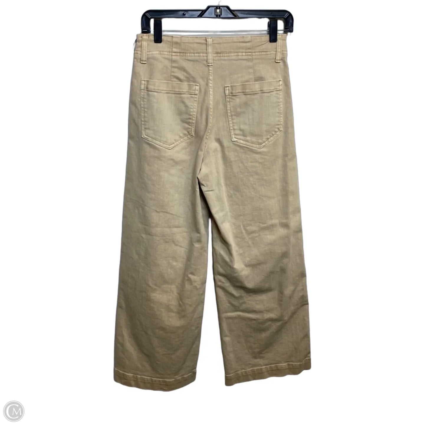 Jeans Wide Leg By Gap In Tan Denim, Size: Xl