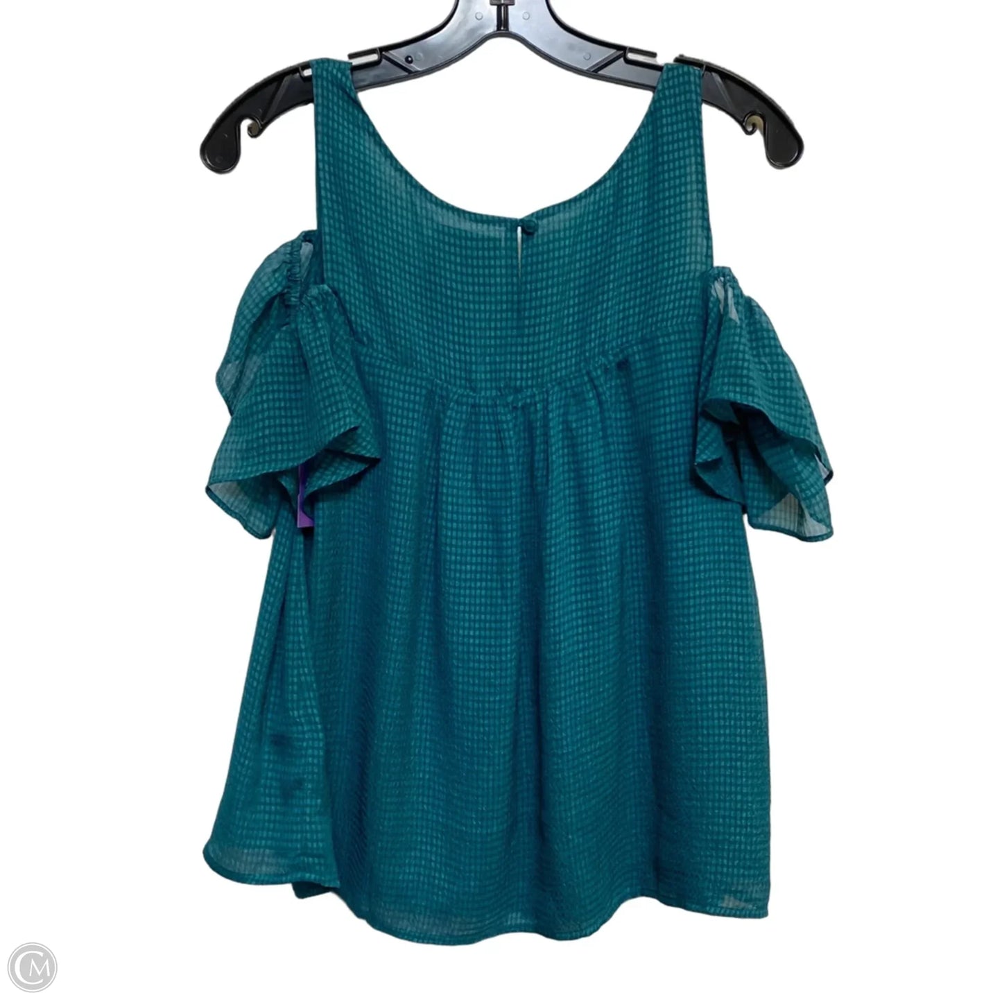 Top Short Sleeve By Maeve In Green, Size: M