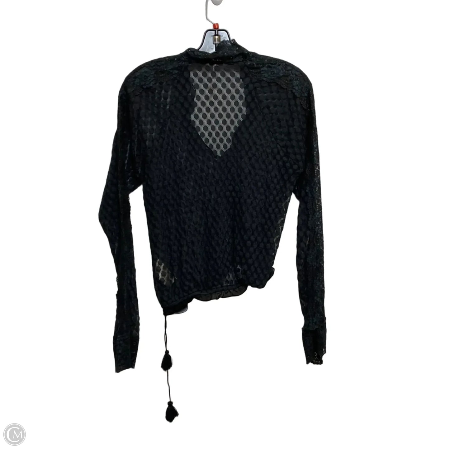 Top Long Sleeve By Free People In Black, Size: L