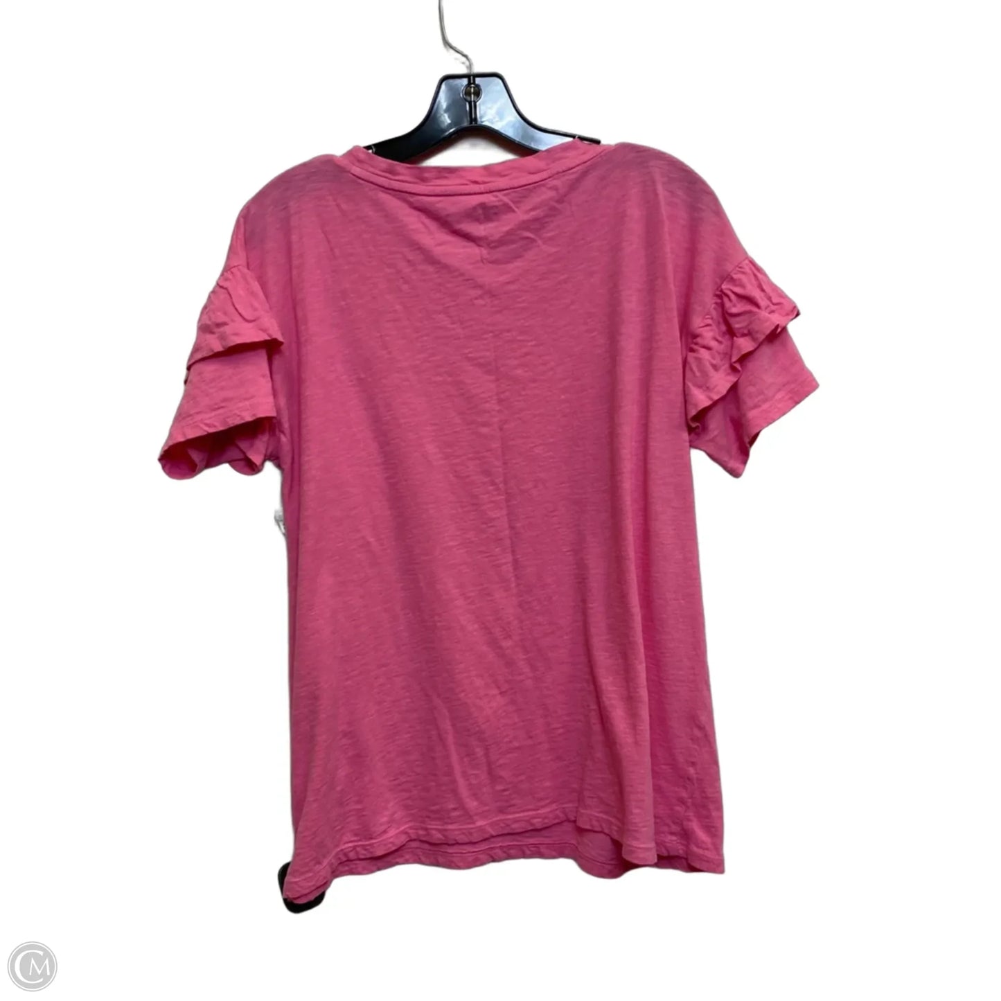 Top Short Sleeve By Crown And Ivy In Pink, Size: L