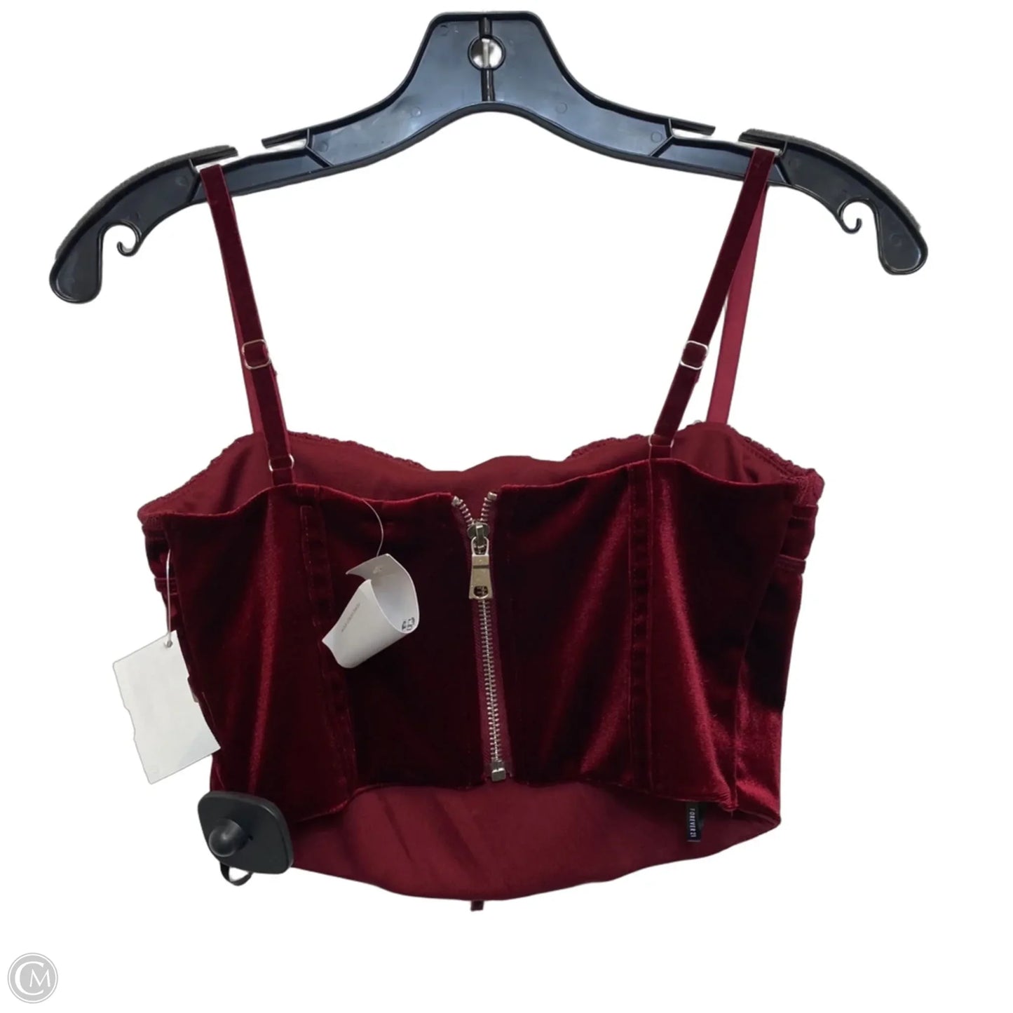 Top Sleeveless By Forever 21 In Red, Size: M