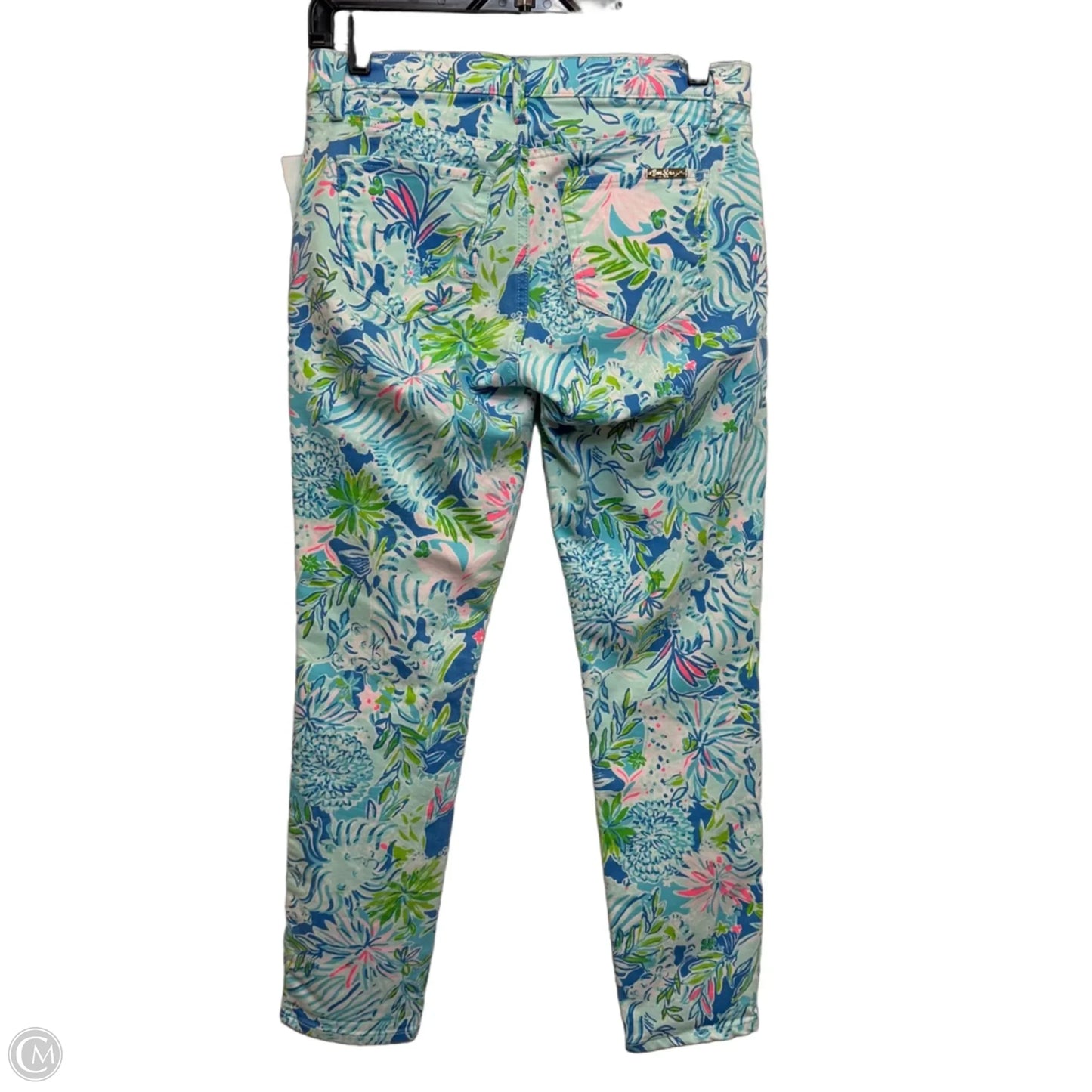 Jeans Designer By Lilly Pulitzer In Blue & Green, Size: 4