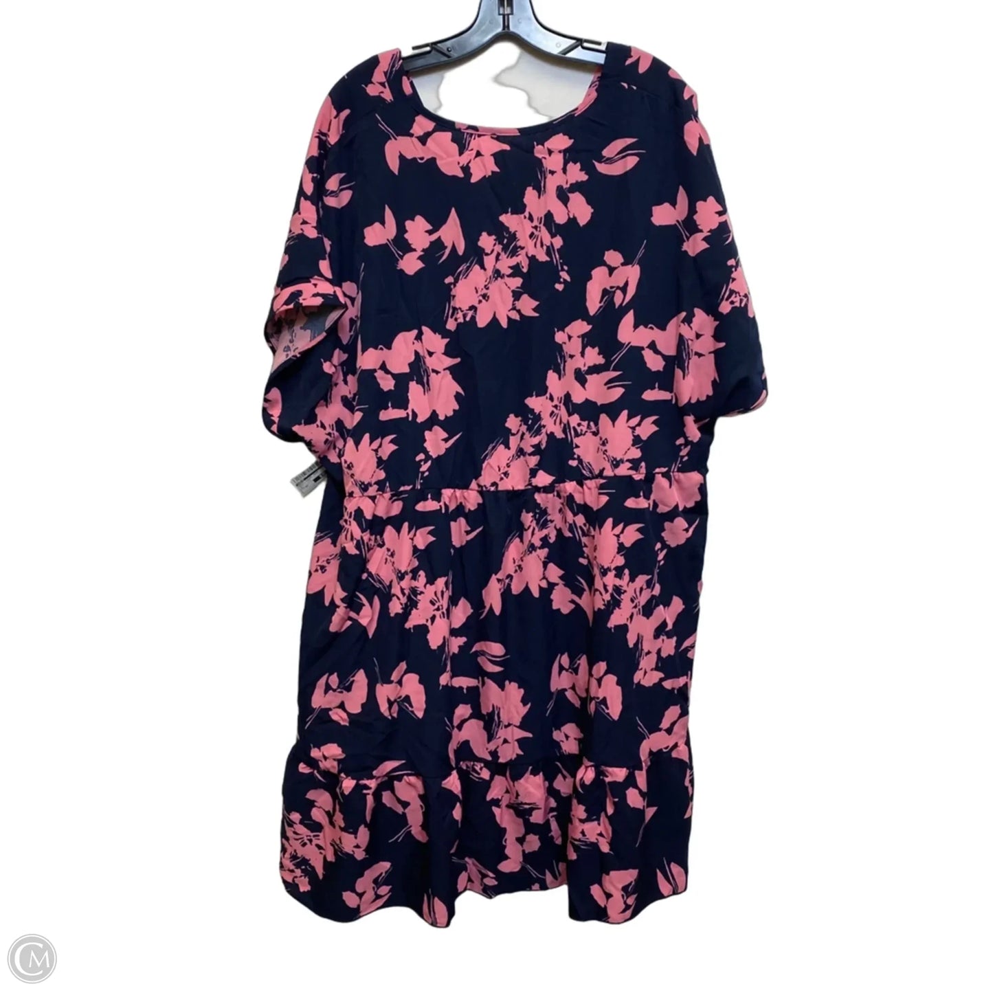 Dress Casual Short By Shein In Blue & Pink, Size: 4x