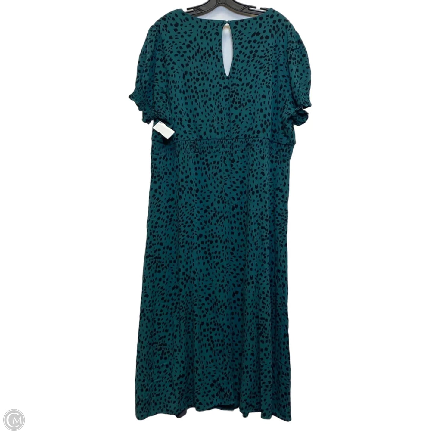 Dress Casual Midi By Torrid In Black & Green, Size: 2x