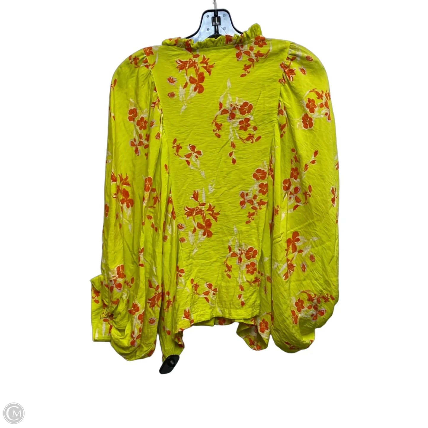 Top Short Sleeve By &merci In Green & Orange, Size: M