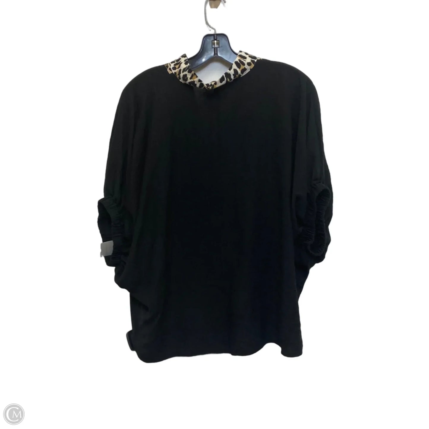 Top Short Sleeve By Entro In Black, Size: M