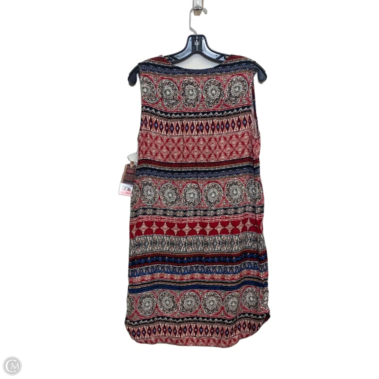 Dress Casual Short By Beachlunchlounge In Blue & Red & White, Size: S
