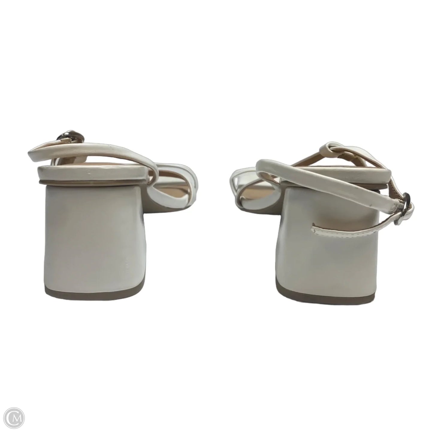 Sandals Heels Block By Wild Fable In White, Size: 7