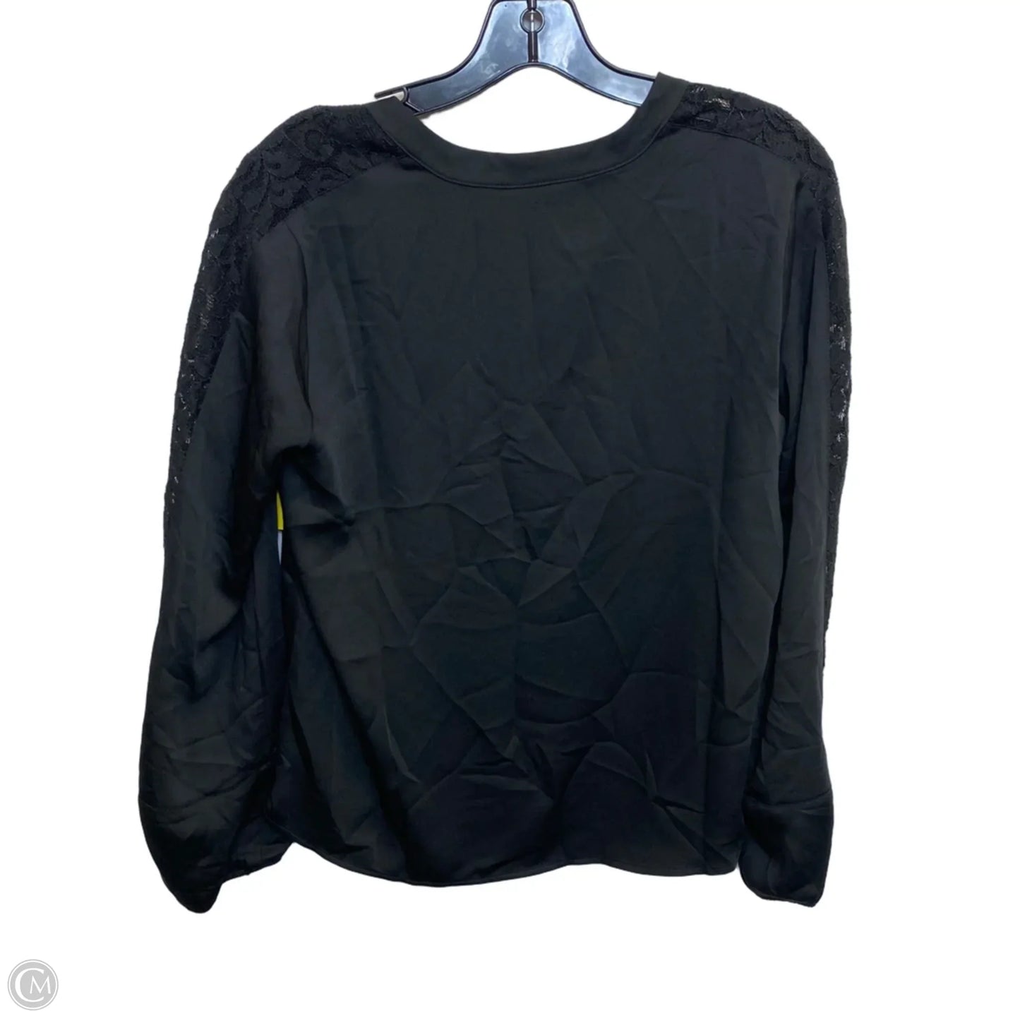 Top Long Sleeve By Bcbgmaxazria In Black, Size: Xs