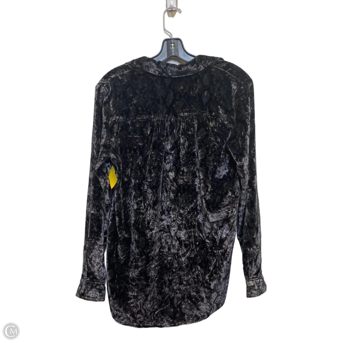 Top Long Sleeve By Pilcro In Grey, Size: Xs