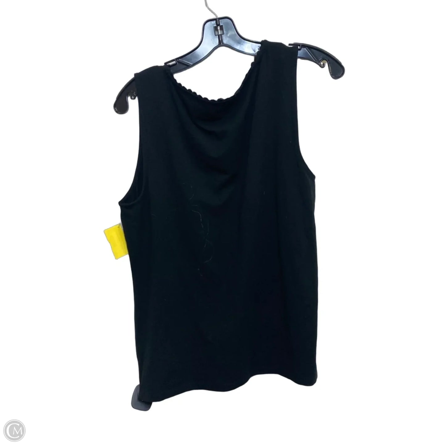 Top Sleeveless Basic By Talbots In Black, Size: L